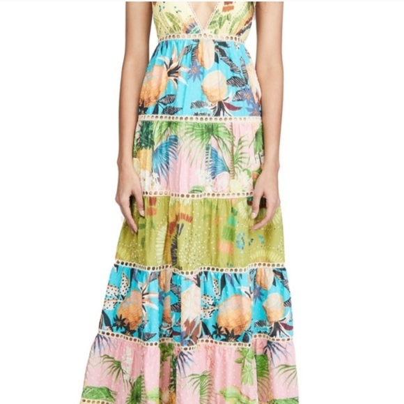 NWOT RARE FARM Rio Maxidress - Picture 2 of 16